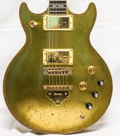 Catch of the Day: 1979 Solid Brass Ibanez Artist 2622 - Fretboard