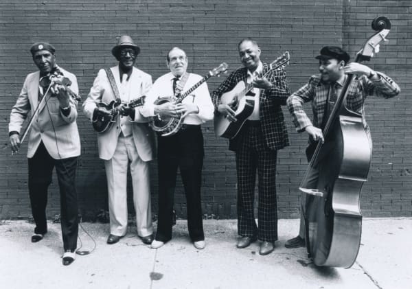 Louie Bluie and fellow musicians
