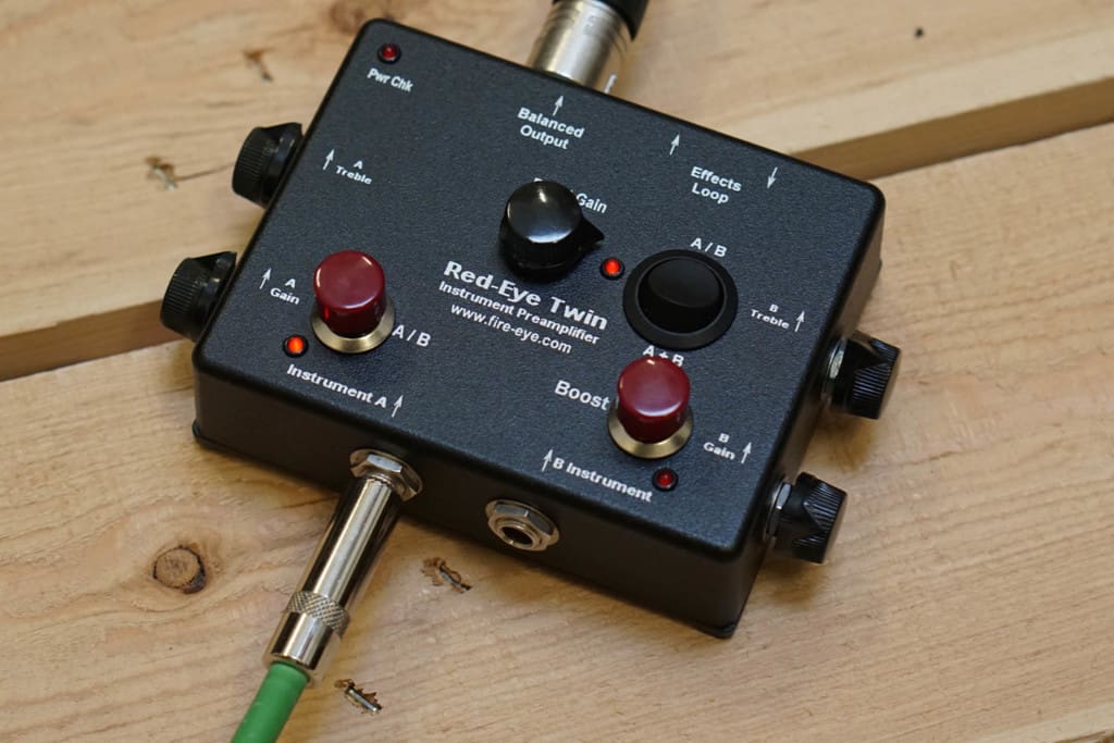 Hands On: Red-Eye Twin Instrument Preamplifier - Fretboard