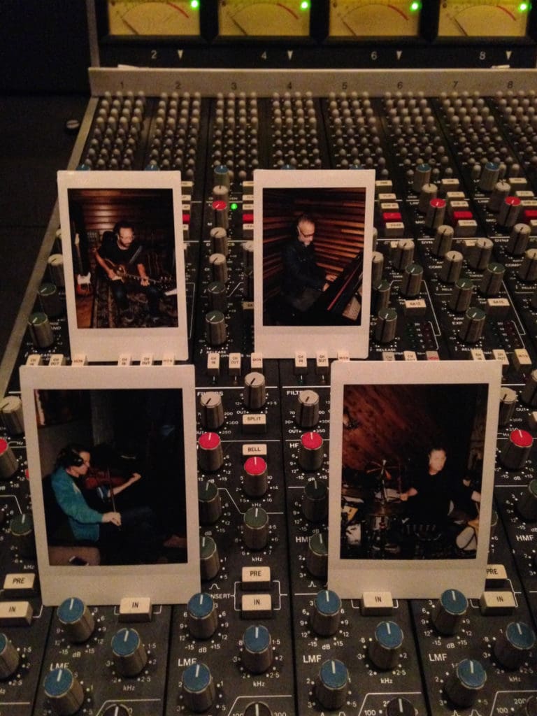 (Clockwise from Upper Left) Anthony Wilson, Patrick Warren, Matt Chamberlain and Petra Haden.