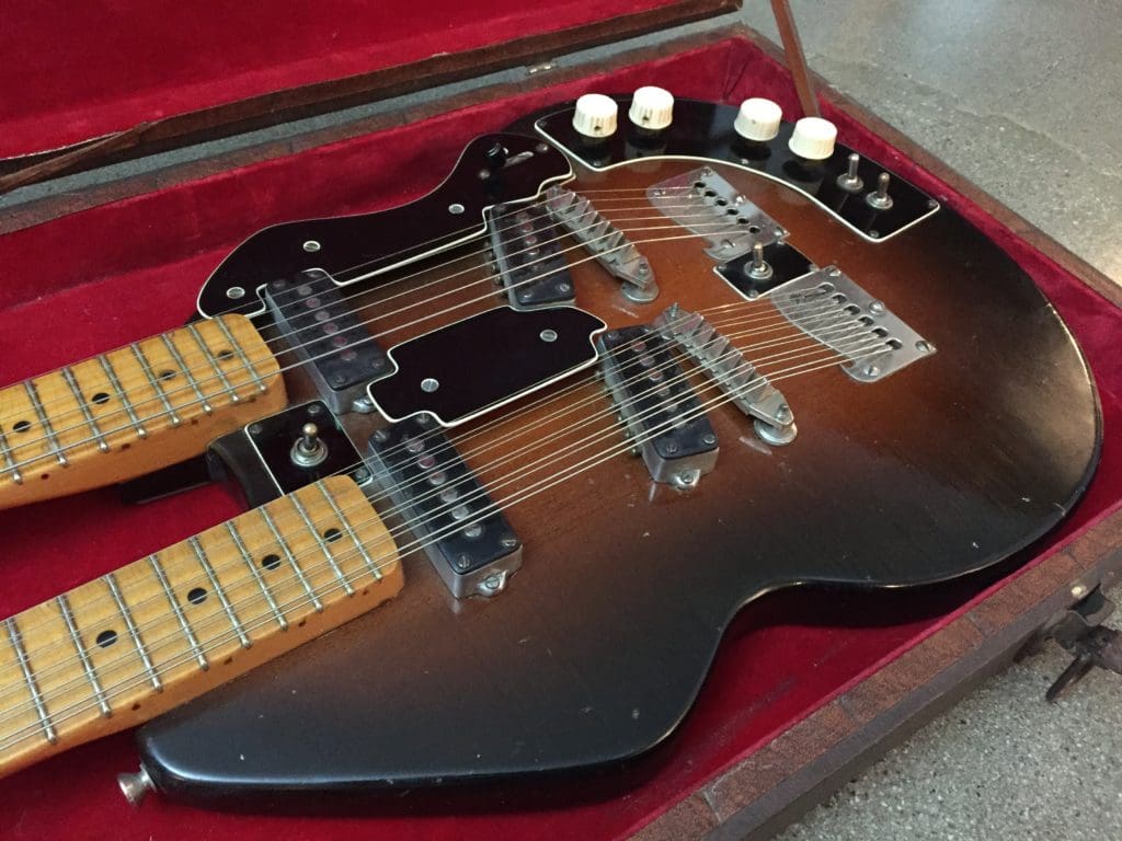 ギター BurnyRLC'57 1957 Rickenbacker CW-758 Triple Neck LONG SCALE T8 Console