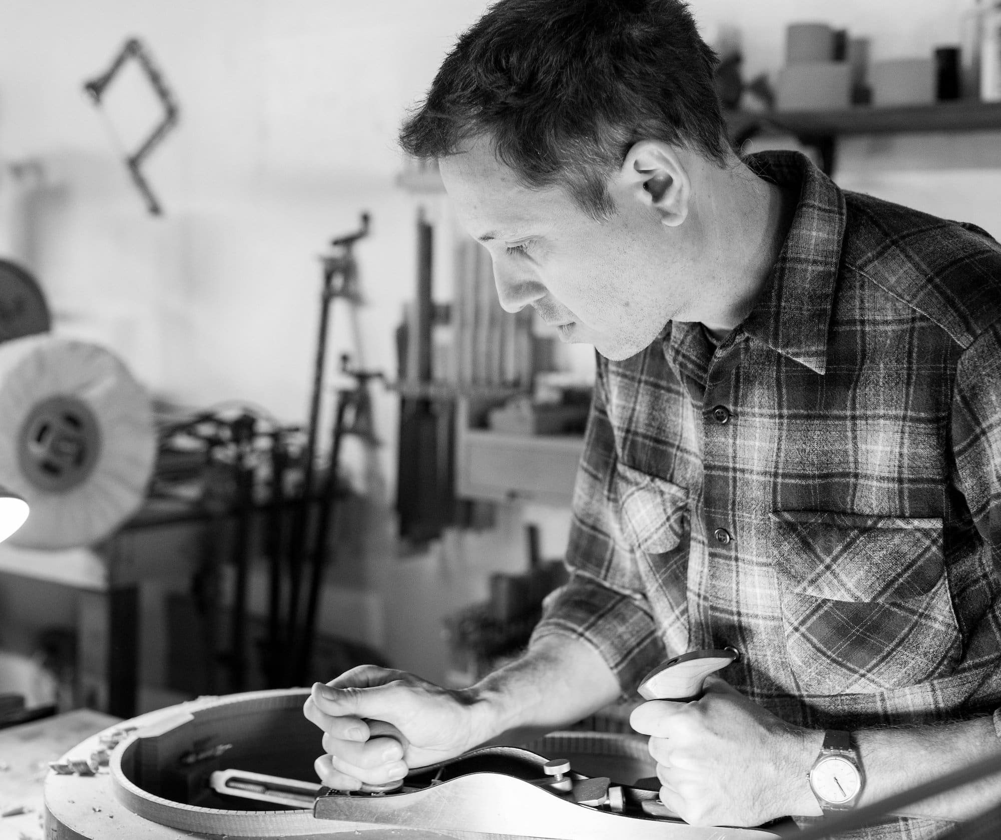 Tim Frick Luthier on Luthier: Tim Frick - Fretboard Journal